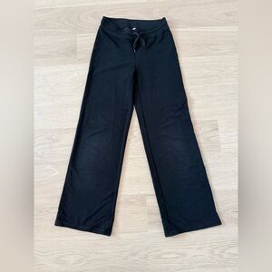 Black Wide-Leg Pants TNA Wafflex